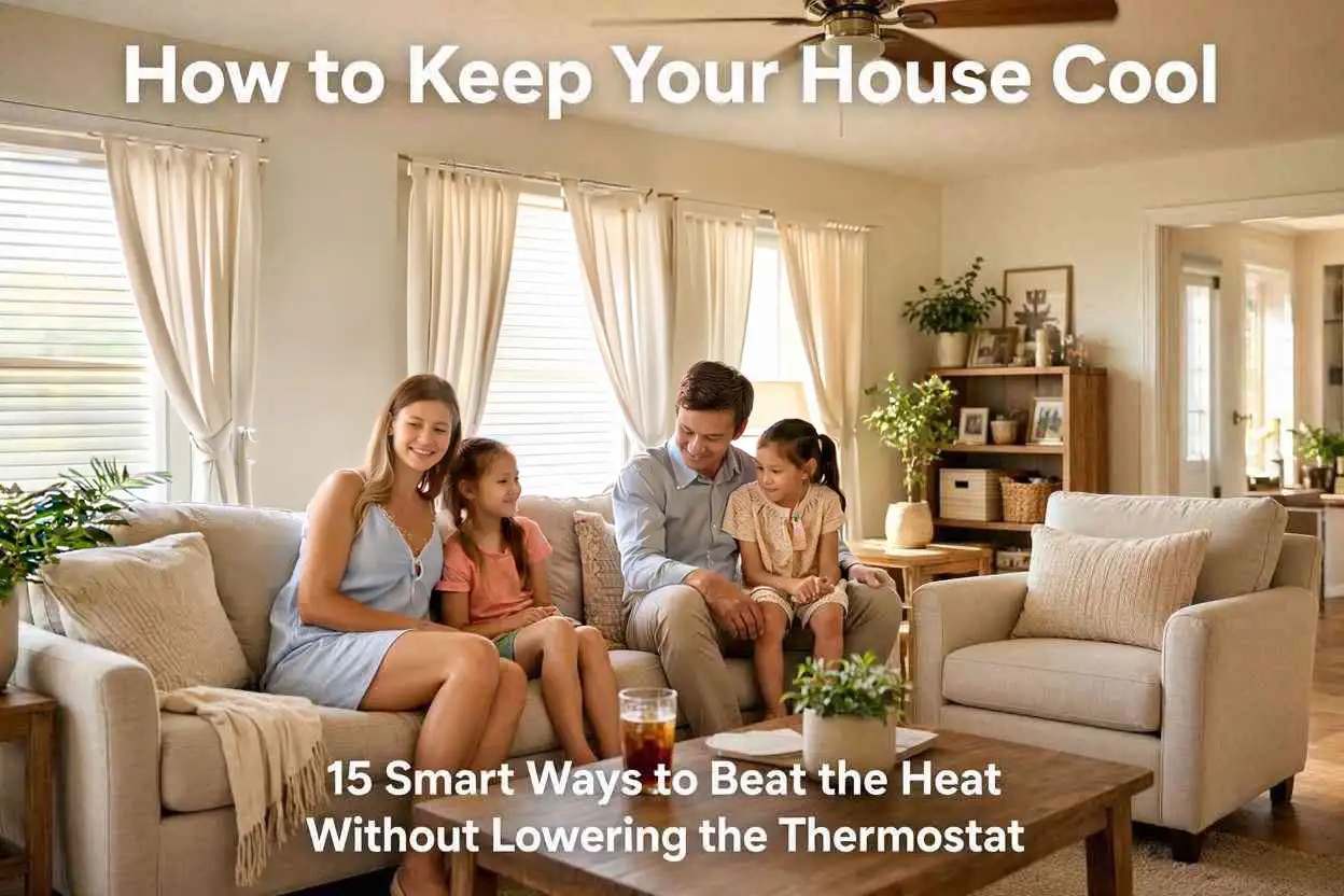 How to keep your house cool without lowering the thermostat: 15 smart ways to beat the heat