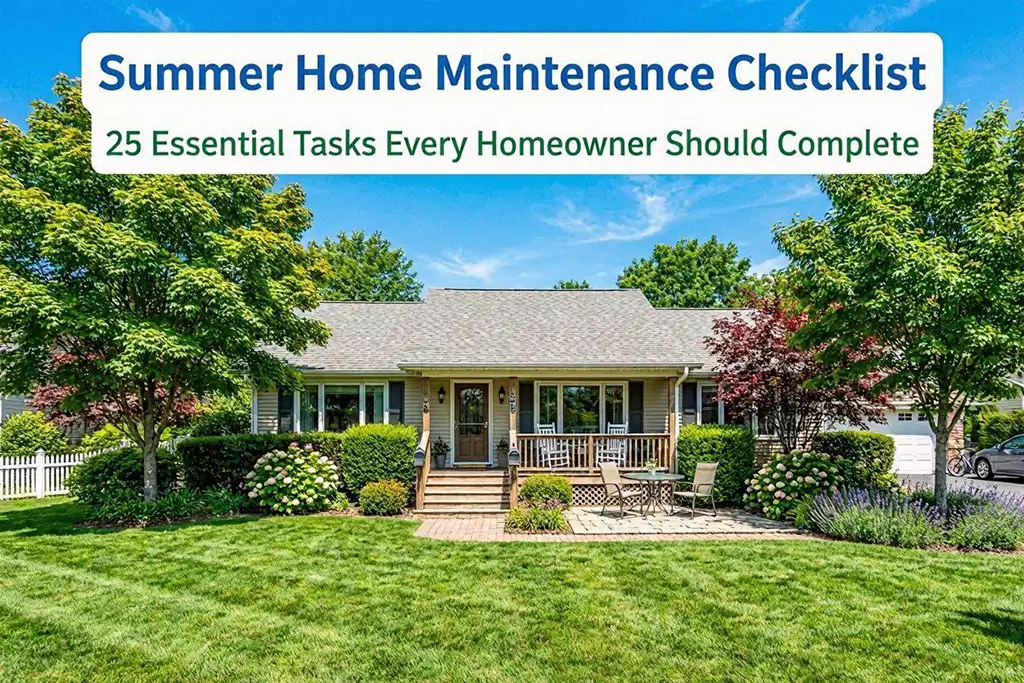 Summer Home Maintenance Checklist: 25 Simple Tasks Every Homeowner Should Complete