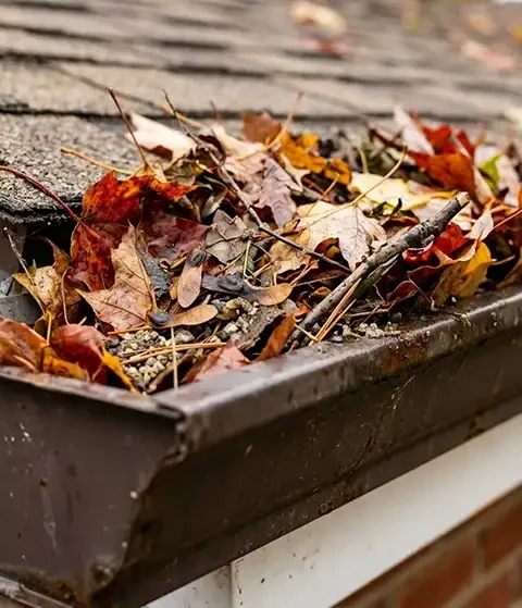 Clean your gutters in the fall, since leaves and debris can quickly accumulate in gutters during fall, restricting the flow of rainwater.