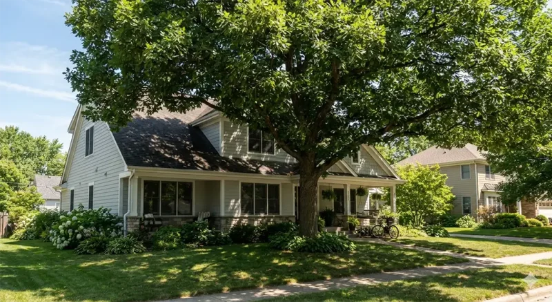 Shade trees help to keep your house cool while saving on energy and lowering cooling costs.