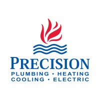 Precision Plumbing Heating Cooling Electric logo